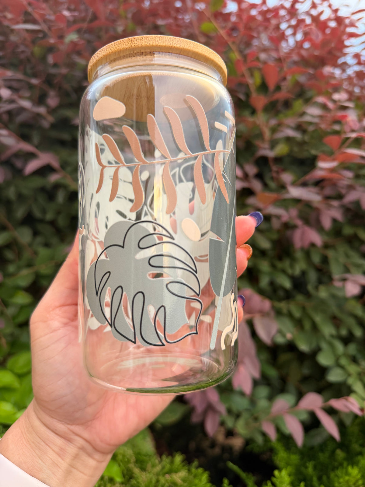 Boho Tropical Monstera Leaf
