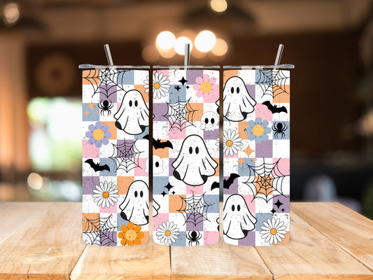 Spooky Cute Ghost & Floral