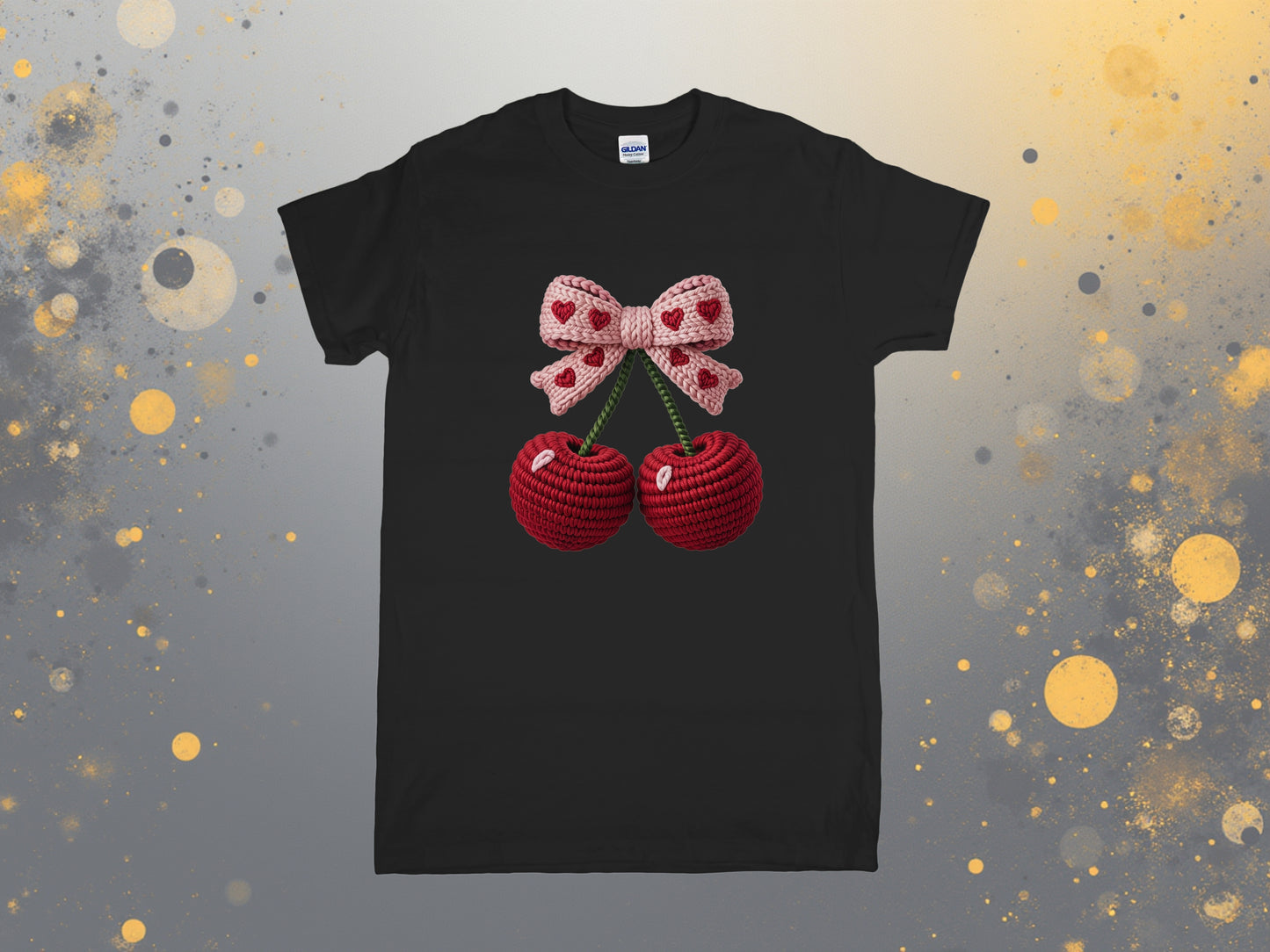 🍒🎀 Crochet Cherry Bow