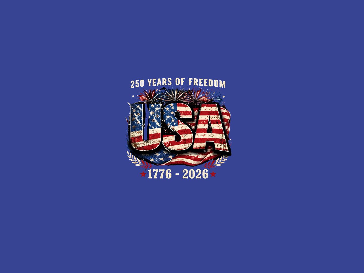 USA 1776–2026 — Distressed Patriotic Graphic Tee | 250 Years of Freedom