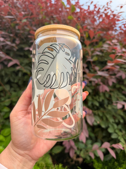 Boho Tropical Monstera Leaf