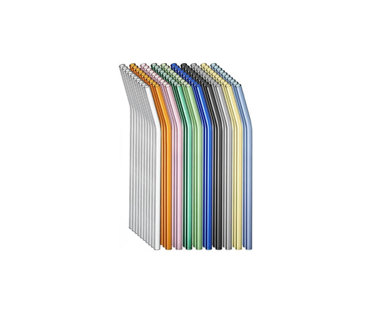 Resuable Glass Bended Straws