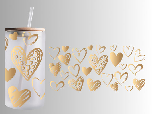 Gold Hearts